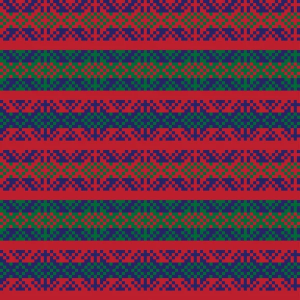 Vánoční Veletrh Ostrovní Vzor Design Pro Módní Textil Pleteniny Grafiku — Stockový vektor