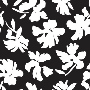 Moda tekstil, grafik, arka plan ve el sanatları için çiçek desensiz arkaplan