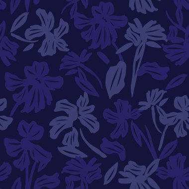 Moda tekstil, grafik, arka plan ve el sanatları için çiçek desensiz arkaplan