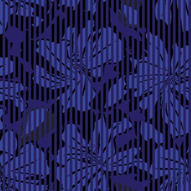 Moda tekstil ve grafikleri için çizgili dokuları olan çiçeksiz desen