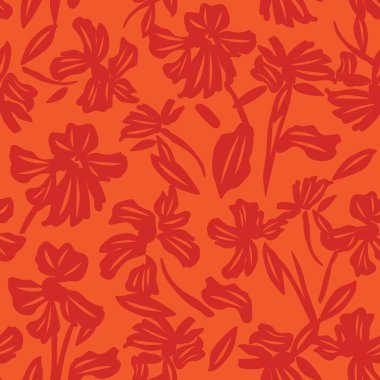 Moda tekstil, grafik, arka plan ve el sanatları için çiçek desensiz arkaplan