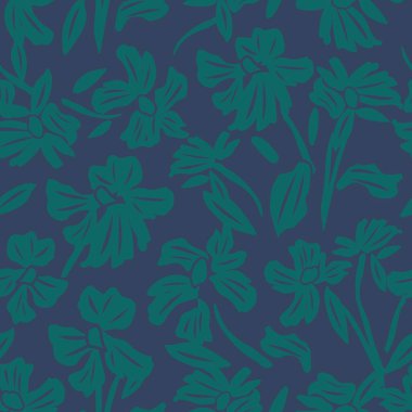 Moda tekstil, grafik, arka plan ve el sanatları için çiçek desensiz arkaplan