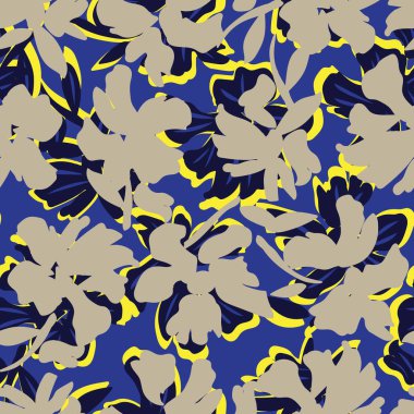 Moda tekstil, grafik, arka plan ve el sanatları için çiçek desensiz arkaplan