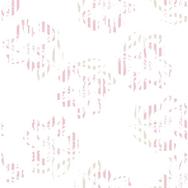 Floral seamless pattern with striped textures for fashion textiles and graphics