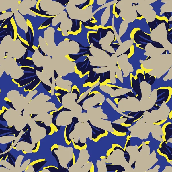 Moda tekstil, grafik, arka plan ve el sanatları için çiçek desensiz arkaplan