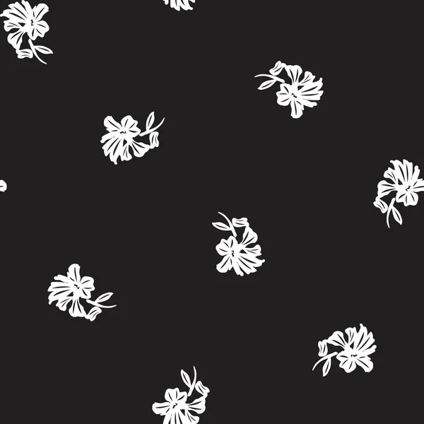 Fundo Padrão Sem Costura Floral Para Têxteis Moda Gráficos Fundos — Vetor de Stock