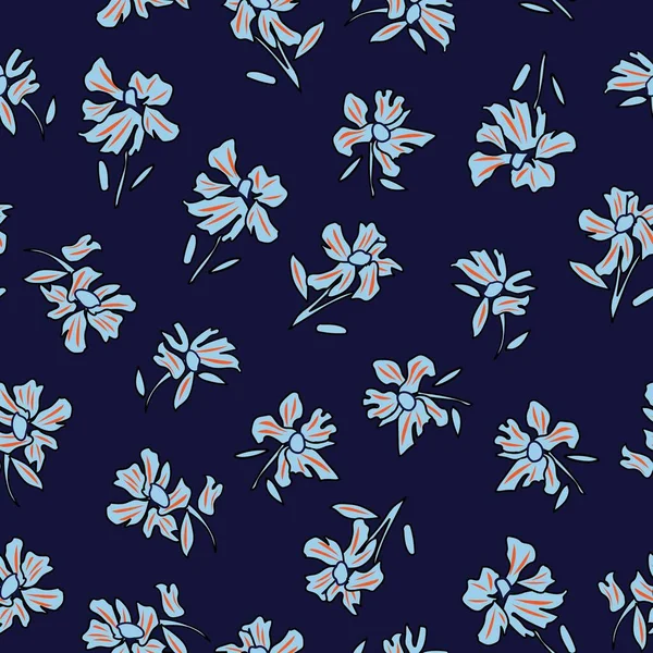 Arrière Plan Floral Sans Couture Pour Textiles Mode Graphiques Arrière — Image vectorielle