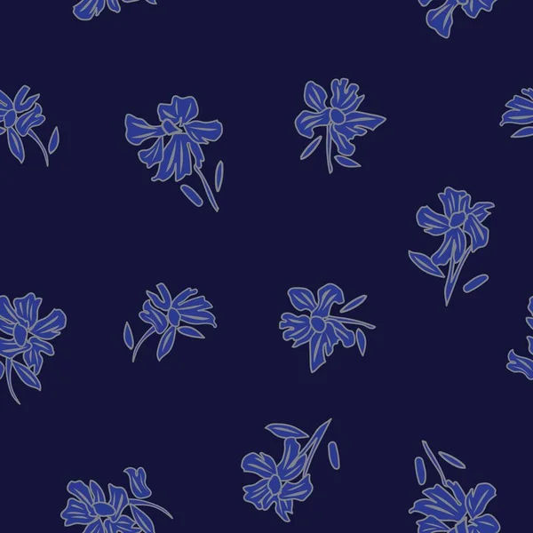 Moda tekstil, grafik, arka plan ve el sanatları için çiçek desensiz arkaplan