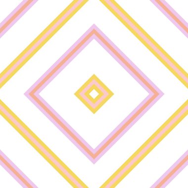 Pastel Gökkuşağı Argyle Çapraz Çizgili Moda tekstil, ev eşyaları, grafikler için kusursuz desen