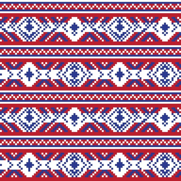 Diseño Patrón Isla Feria Navidad Para Textiles Moda Prendas Punto — Vector de stock