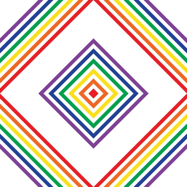 Rainbow Argyle Diagonal Gestreept Naadloos Patroon Voor Mode Textiel Homeware — Stockvector