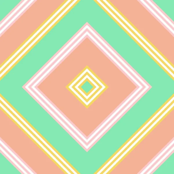 Pastel Rainbow Argyle Διαγώνια Ριγέ Αδιάλειπτη Μοτίβο Για Υφάσματα Μόδας — Διανυσματικό Αρχείο