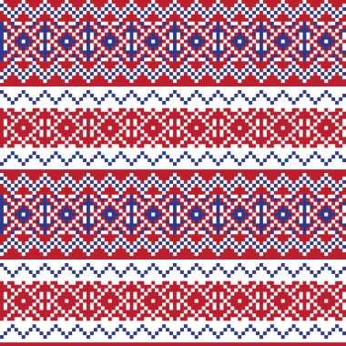 Moda tekstil, örgü ve grafikleri için Noel panayırı desen tasarımı