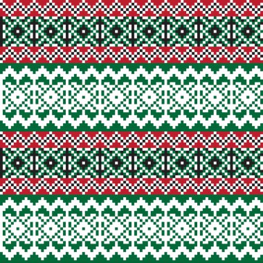 Moda tekstil, örgü ve grafikleri için Noel panayırı desen tasarımı