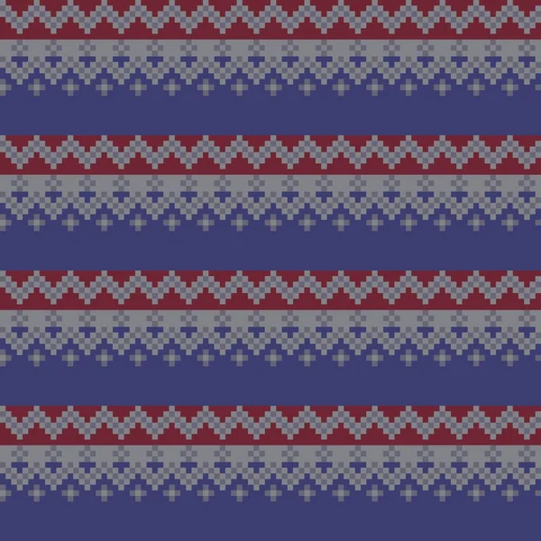 Різдвяний Ярмарок Острівний Дизайн Візерунка Модного Текстилю Трикотажу Графіки — стоковий вектор