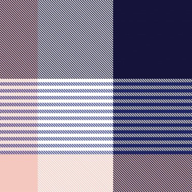 Gümrüksüz ekose tasarım şablonu iki katmanlı (büküm ve büküm). Bir katmanı diğerini düzenlemek için kilitle, ya da ikisini birden kilidi açarak düzenle