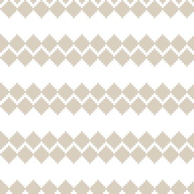 Örgü, moda tekstili ve grafikler için argyle Fair Island kusursuz desen tasarımı