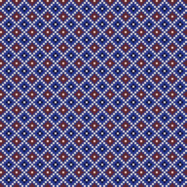 Örgü, moda tekstili ve grafikler için argyle Fair Island kusursuz desen tasarımı