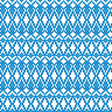 Örgü, moda tekstili ve grafikler için argyle Fair Island kusursuz desen tasarımı