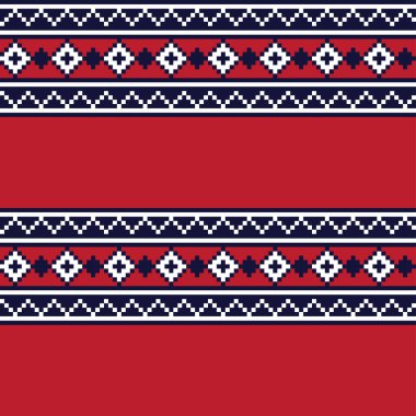 Örgü, moda tekstili ve grafikler için argyle Fair Island kusursuz desen tasarımı