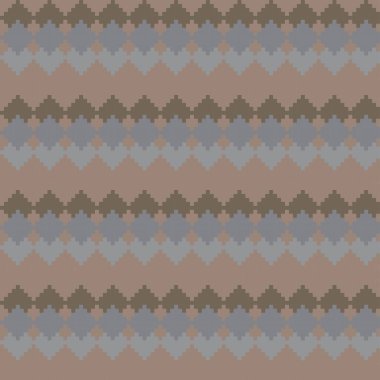 Örgü, moda tekstili ve grafikler için argyle Fair Island kusursuz desen tasarımı