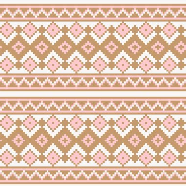 Örgü, moda tekstili ve grafikler için argyle Fair Island kusursuz desen tasarımı