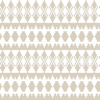 Örgü, moda tekstili ve grafikler için argyle Fair Island kusursuz desen tasarımı