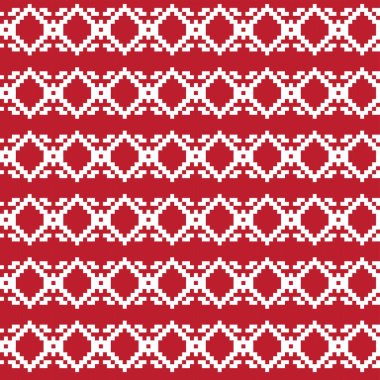 Örgü, moda tekstili ve grafikler için argyle Fair Island kusursuz desen tasarımı