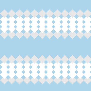 Örgü, moda tekstili ve grafikler için argyle Fair Island kusursuz desen tasarımı