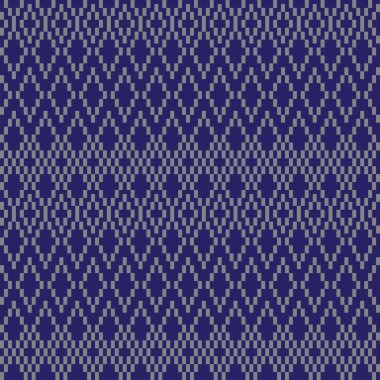 Örgü, moda tekstili ve grafikler için argyle Fair Island kusursuz desen tasarımı