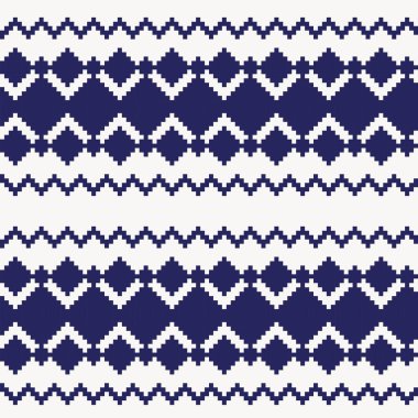 Örgü, moda tekstili ve grafikler için argyle Fair Island kusursuz desen tasarımı