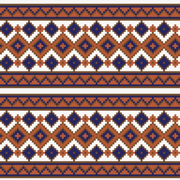 Argyle Fair Isle Diseño Patrón Sin Costura Para Prendas Punto — Vector de stock