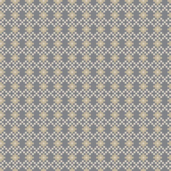 Argyle Fair Isle Design Motif Sans Couture Pour Tricot Textile — Image vectorielle