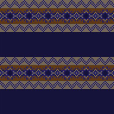 Moda tekstil, örgü ve grafikleri için kar taneleri adası desenli tasarım