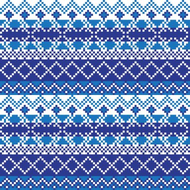 Moda tekstil, örgü ve grafikleri için kar taneleri adası desenli tasarım