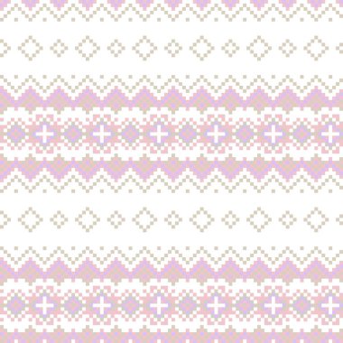 Moda tekstil, örgü ve grafikleri için kar taneleri adası desenli tasarım