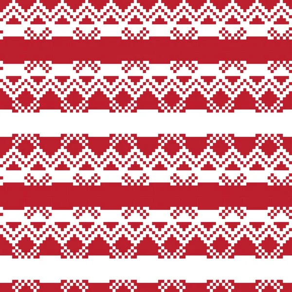 Diseño Patrón Isla Feria Navidad Para Textiles Moda Prendas Punto — Vector de stock