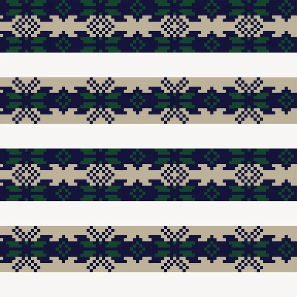 时尚纺织品 针织物和图形的圣诞岛形图案设计 — 图库矢量图片