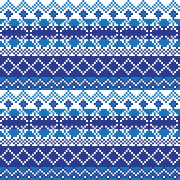 Schneeflockenmesse Isle Pattern Design Für Modetextilien Strickwaren Und Grafiken — Stockvektor