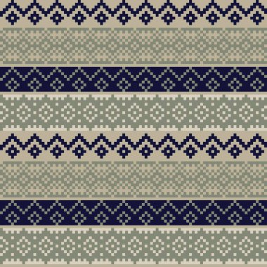 Moda tekstil, örgü ve grafikleri için kar taneleri adası desenli tasarım