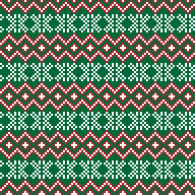 Moda tekstil, örgü ve grafikleri için kar taneleri adası desenli tasarım