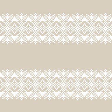 Moda tekstil, örgü ve grafikleri için kar taneleri adası desenli tasarım