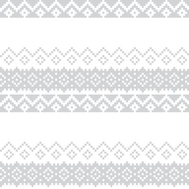 Örgü, moda tekstili ve grafikler için argyle Fair Island kusursuz desen tasarımı