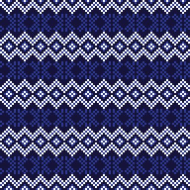 Moda tekstil, örgü ve grafikleri için kar taneleri adası desenli tasarım