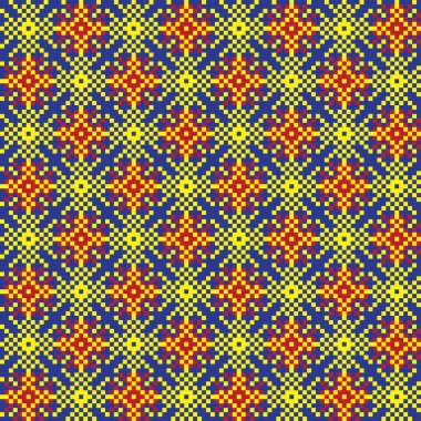 Moda tekstil, örgü ve grafikleri için kar taneleri adası desenli tasarım