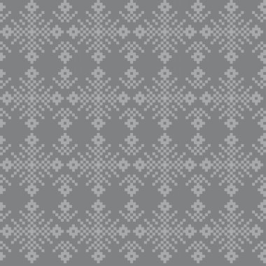 Moda tekstil, örgü ve grafikleri için kar taneleri adası desenli tasarım