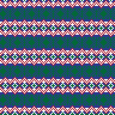 Moda tekstil, örgü ve grafikleri için kar taneleri adası desenli tasarım