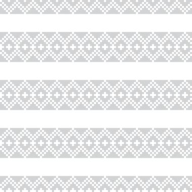 Moda tekstil, örgü ve grafikleri için kar taneleri adası desenli tasarım