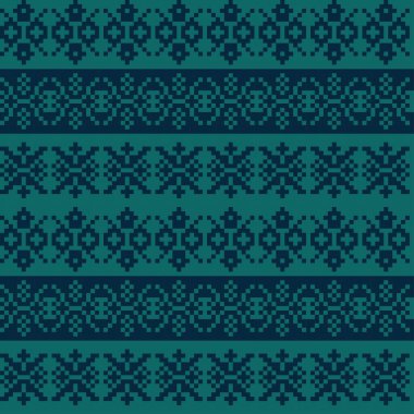 Moda tekstil, örgü ve grafikleri için kar taneleri adası desenli tasarım