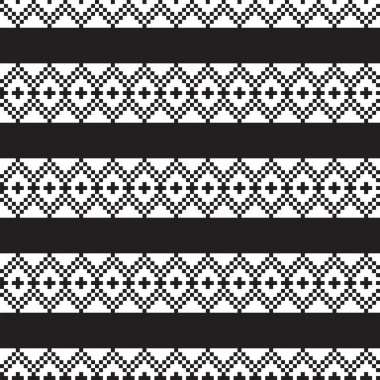 Moda tekstil, örgü ve grafikleri için kar taneleri adası desenli tasarım